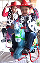 Children on American Classic Carousel