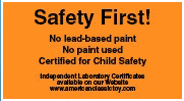 Safety First Sticker